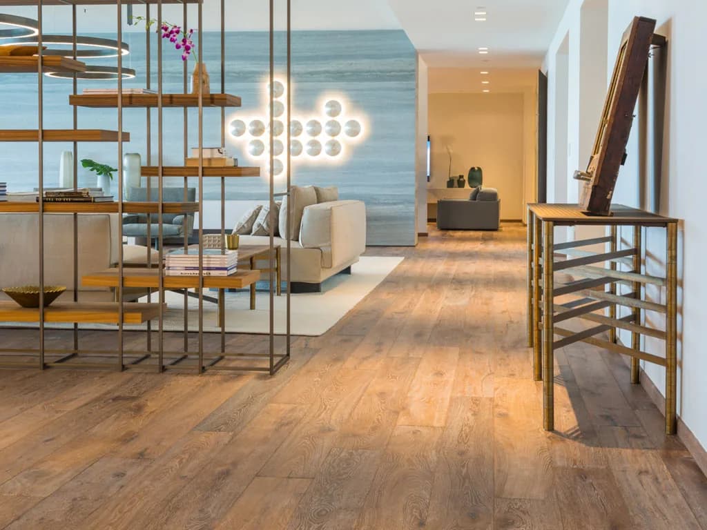 Palazzo del Sol residence interior on Fisher Island — Italian marble and custom finishes